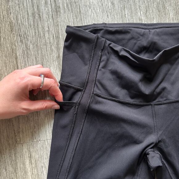 Ivivva by Lululemon Black High Rise 7/8 Length Fresh Focus Pant Leggings Size 14 - Picture 5 of 14